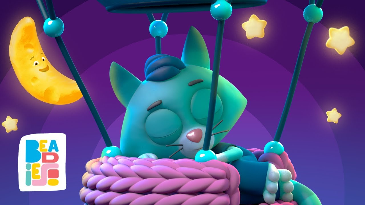Beadies &mdash; Gentle Lullabies with Meowser + 2 Special Bonus Songs &mdash; 14-min sleep collection for kids