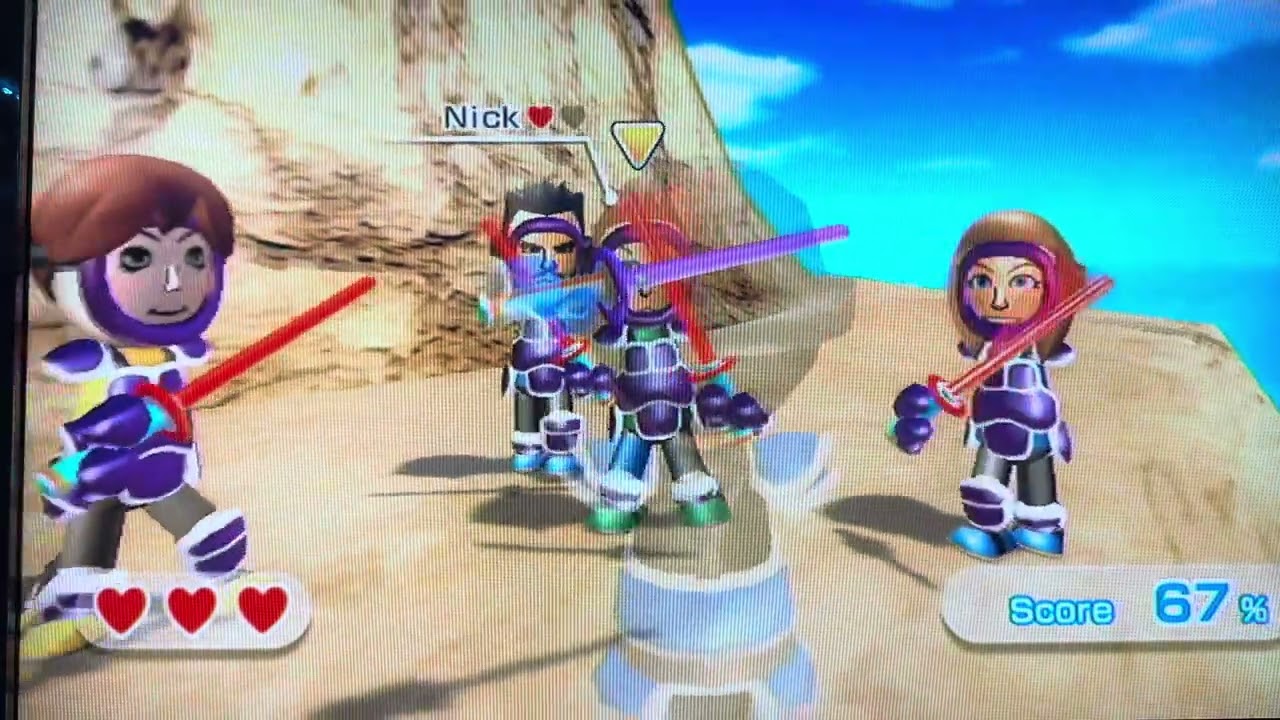 Wii Sports Resort Swordplay Showdown Random Suggestions: Keeping Abby & Saburo Alive (Stage 18)