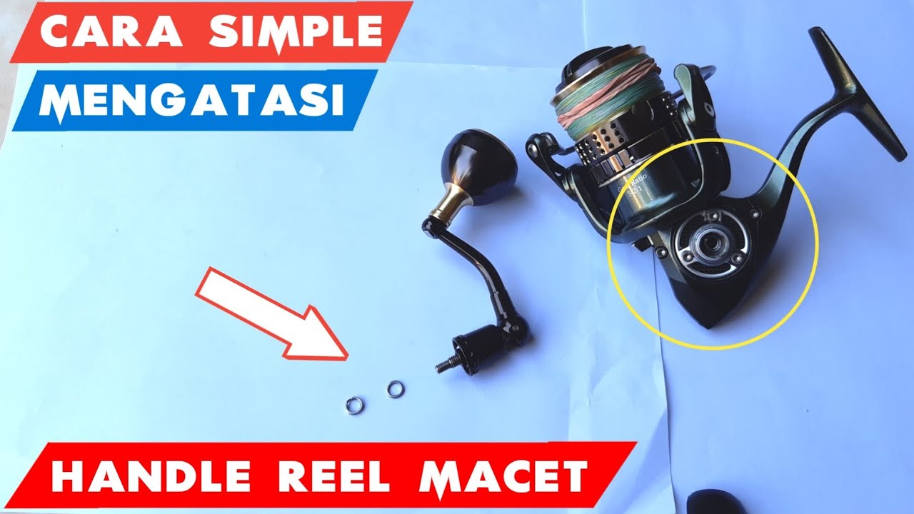 Cara Mudah Mengatasi HANDLE REEL Macet | G-TECH DUAL POWER 2000SW