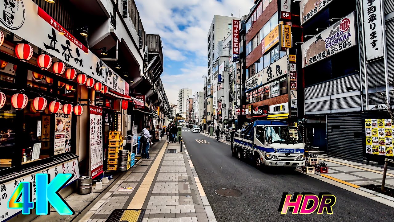 Ryogoku Tokyo Japan: Sumo Town and Akihabara Walk | 4K HDR