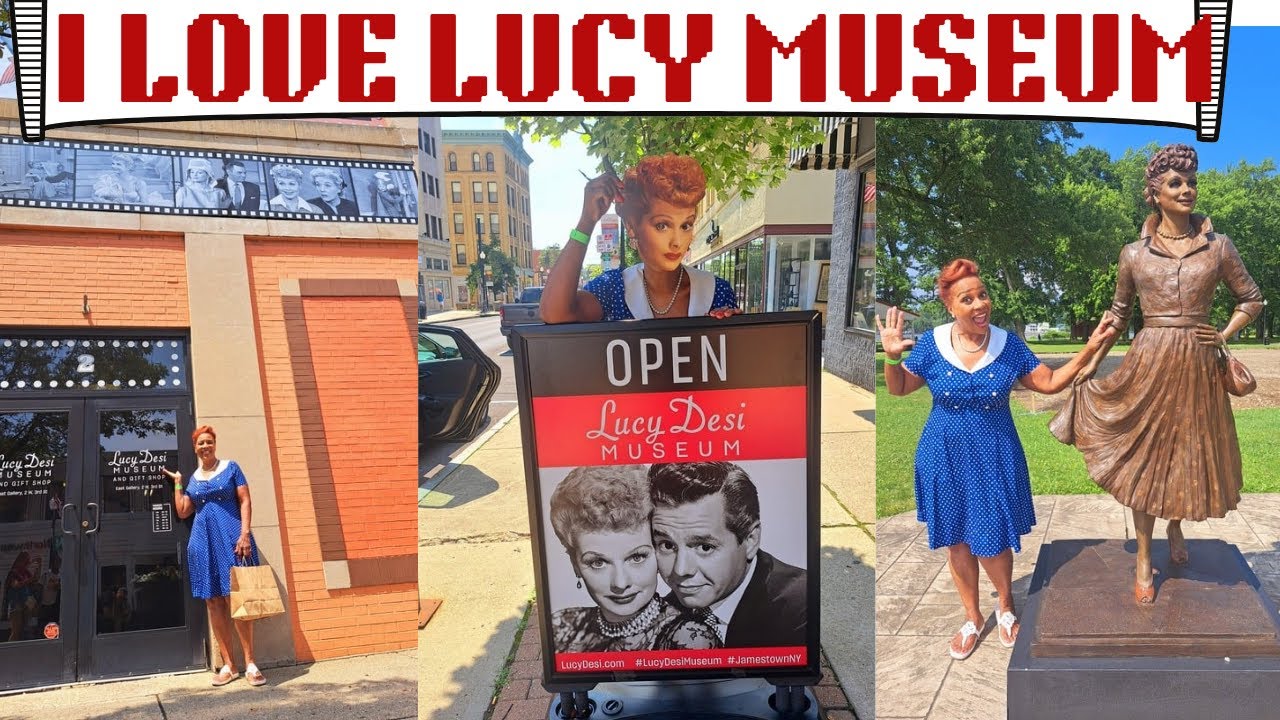 Visit to the I Love Lucy Museum ~Lucille Ball's park~Jamestown NY