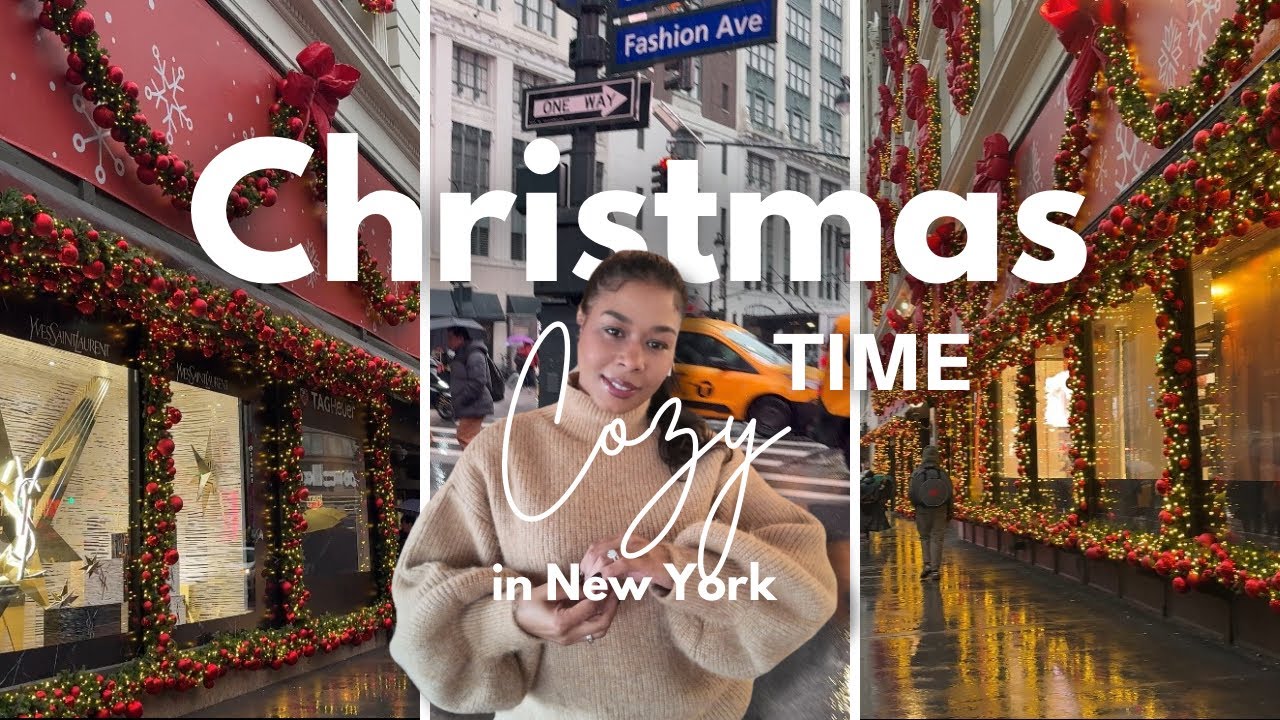 Christmas In NYC | Cozy Decorate With Me, Christmas PJ's, Shopping Haul & Santaland