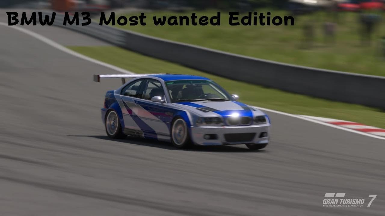 Gran Turismo 7 BMW M3 Most wanted Edition