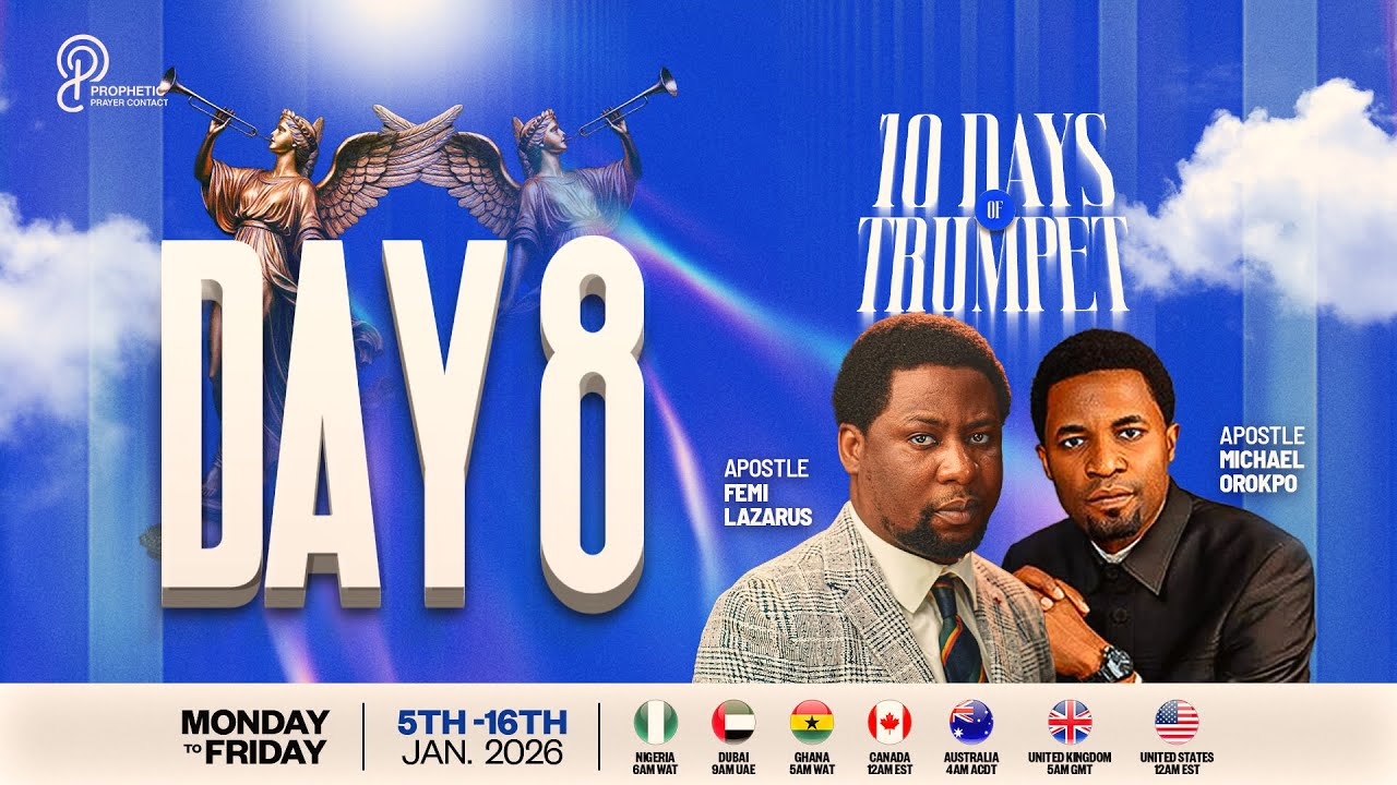 PROPHETIC PRAYER CONTACT || 10 DAYS OF TRUMPET || 14TH JANUARY 2026