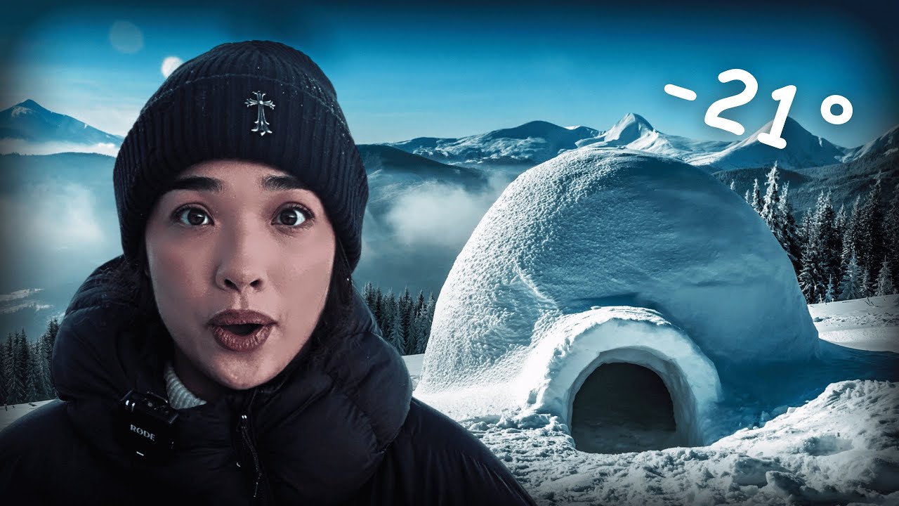 Pastačiau SNIEGO NAMĄ prie -21°C!😱 | DEMINO | Pildyk