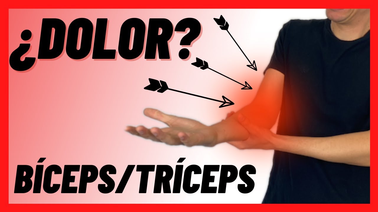✅ Como QUITAR el DOLOR MUSCULAR en los BRAZOS 💪  [BÍCEPS/TRÍCEPS]