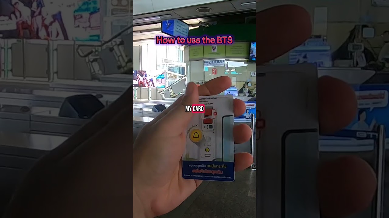 This is how to ride the BTS metro train in Bangkok Thailand #travel #transportation