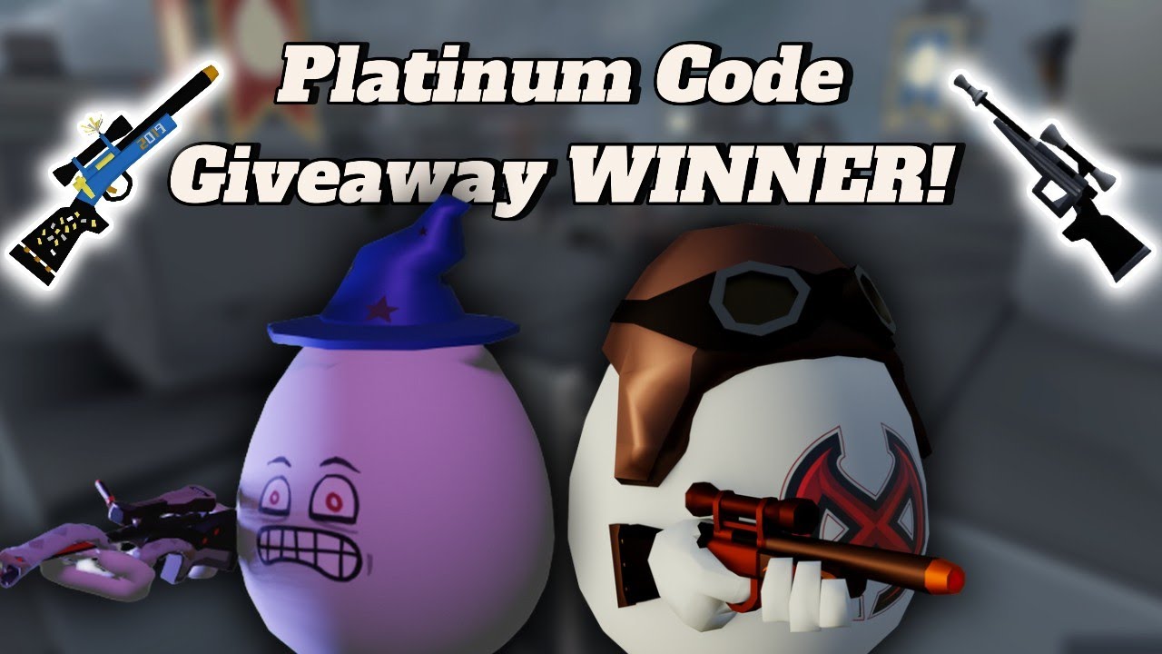 Platinum Code Giveaway Winner | Shell Shockers