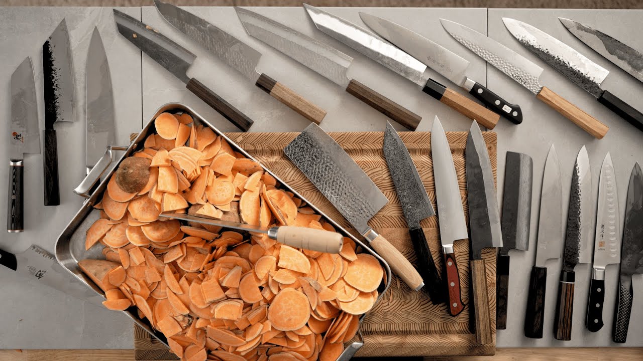 Best Japanese Knives for Cutting Sweet Potatoes 🍠  20+ Knives Tested