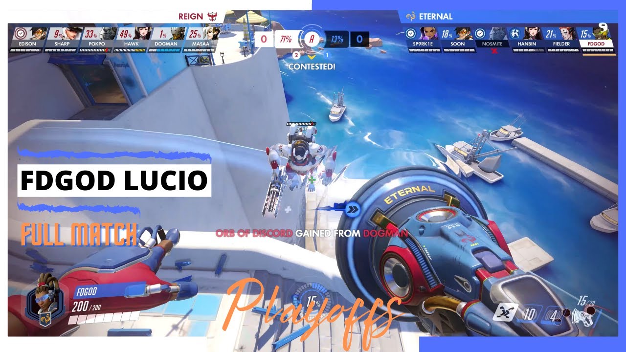 FDGOD LUCIO POV Playoffs | Paris Eternal vs Atlanta Reign | Full Match | OWL Season 2020