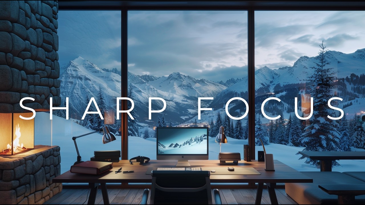 SHARP FOCUS – Enter Deep Work Mode | Calm Ambient Music for Productivity