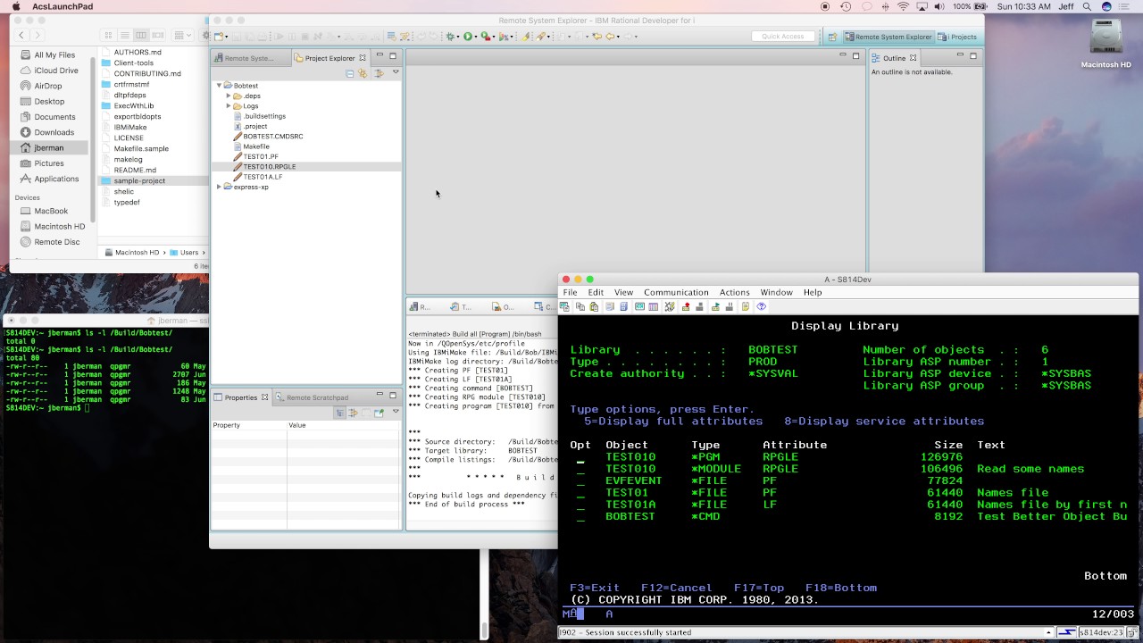 Using Better Object Builder for IBM i with RDi