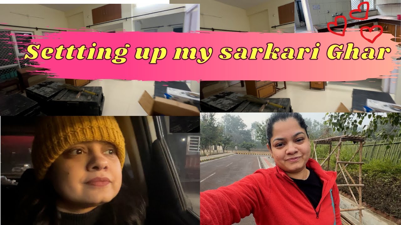 Sarkari House Reality Check Expectation vs Reality || Setting up my house || First Video on 2025