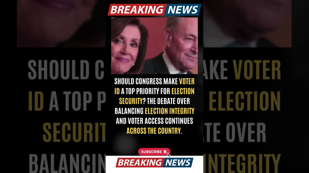 85% WANT VOTER ID    SO WHY ISN'T CONGRESS ACTING  🤔