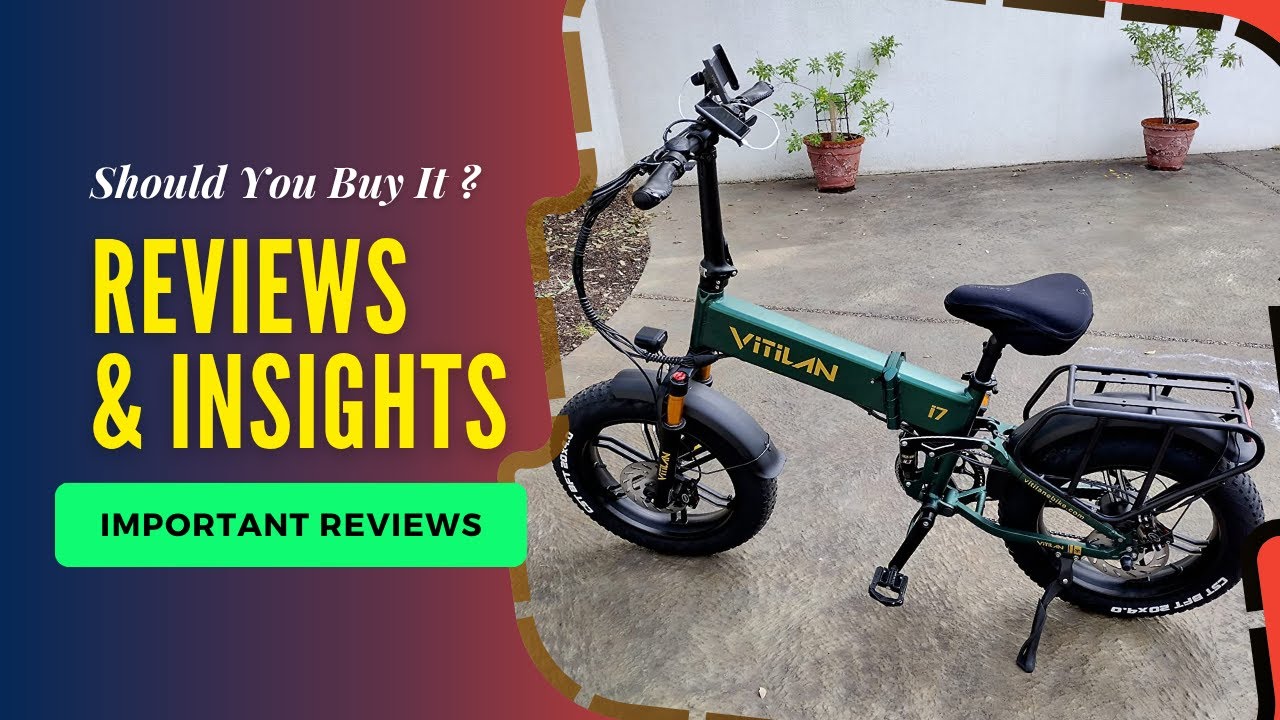 the VITILAN I7 Pro Electric Bike   | Important details