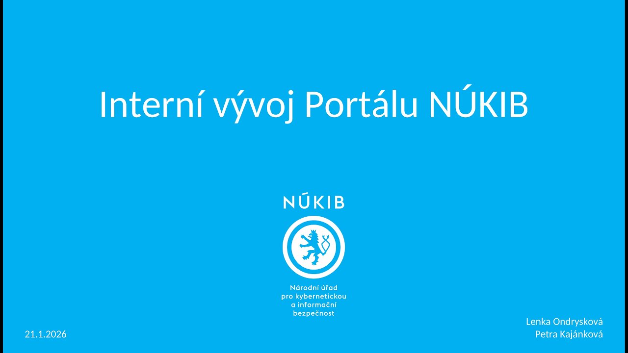 Překážky Portálu NÚKIB