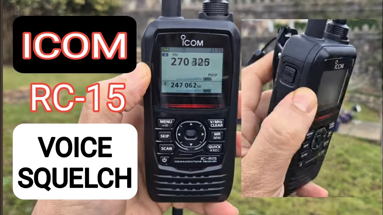 ICOM.RC-15 , Voice Squelch Test & Dual Record