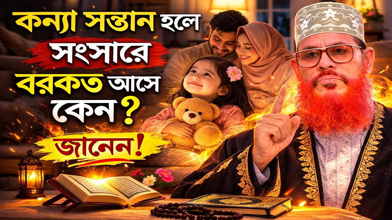 কন্যা সন্তান আল্লাহর বড় নিয়ামত | আল্লামা দেলাওয়ার হোসাইন সাঈদী | হৃদয়স্পর্শী ওয়াজ