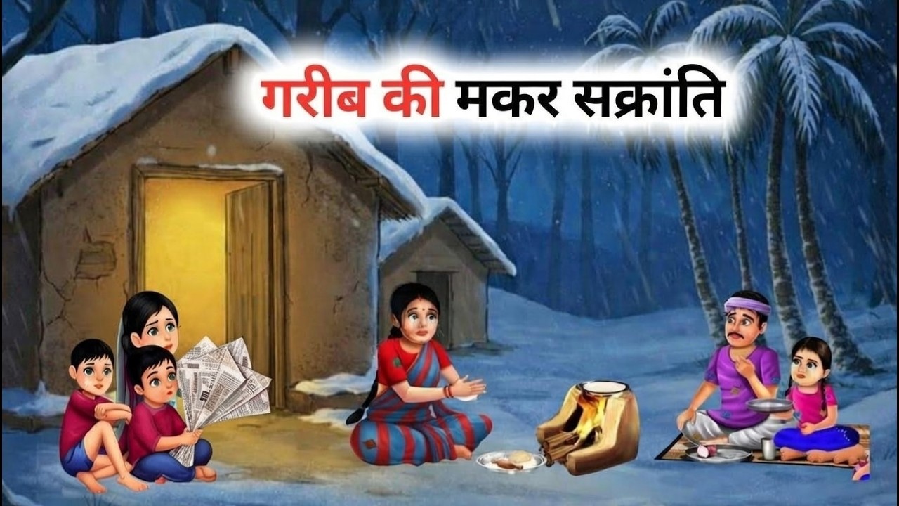 गरीब की मकर संक्रांति | Hindi Story | Hindi Kahaniya | Moral Stories | cartoon story