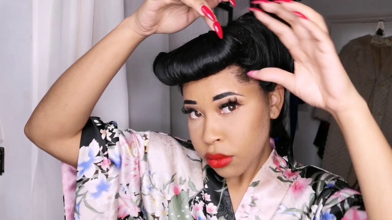 1940s Pompadour Hair Tutorial
