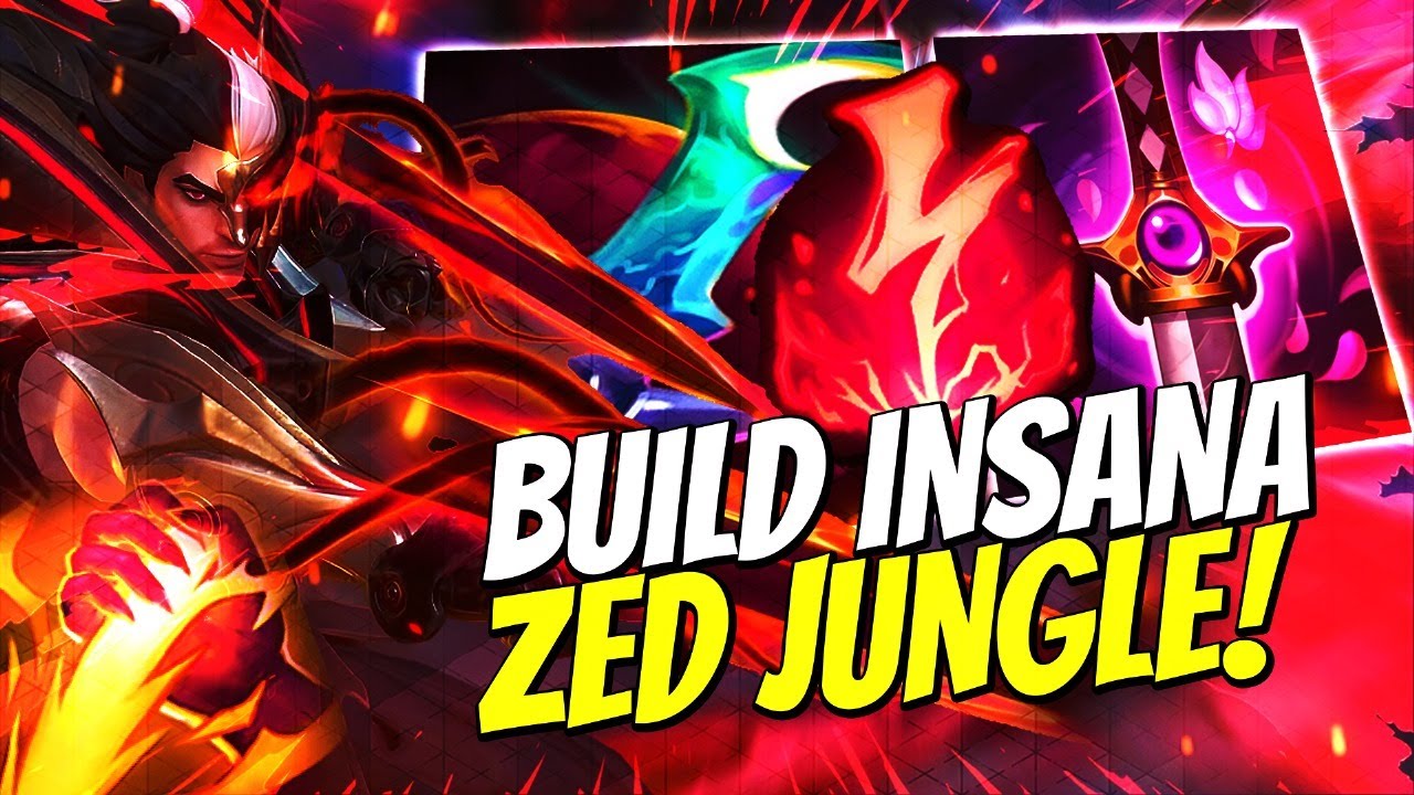 ZED JG GAMEPLAY EXPLICATIVA COMBOS E BUILD! Lol Wild Rift