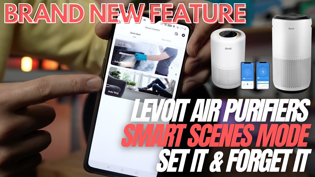 BEST NEW FEATURE FOR AIR PURIFIERS in 2021 - Set it & Forget it Mode // Levoit Smart VeSync Update