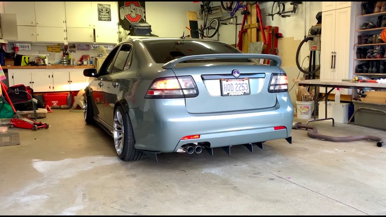 2009 Saab 9-3 2.0T Catback Exhaust (Install and Review!)