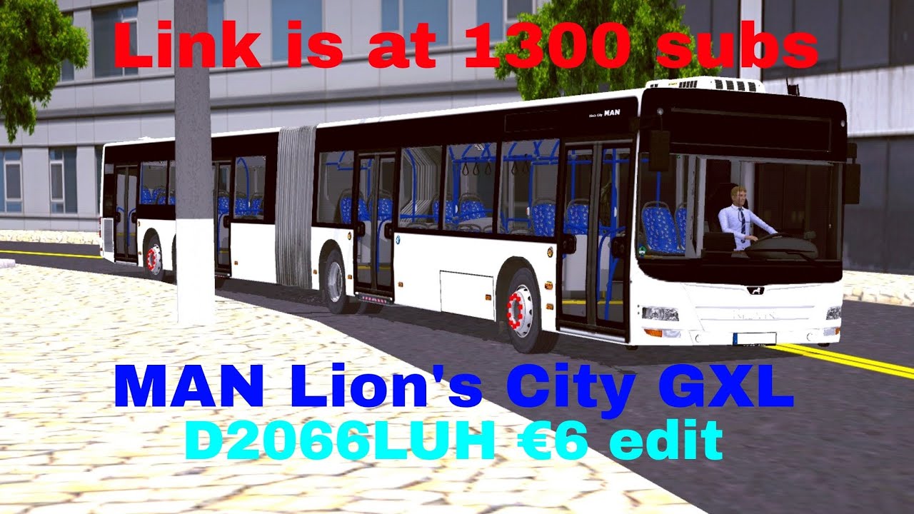 pbsc MAN Lion's City GXL(D2066LUH €6 + ZF Ecolife edit) mod | Map: Morro Alto v1.10