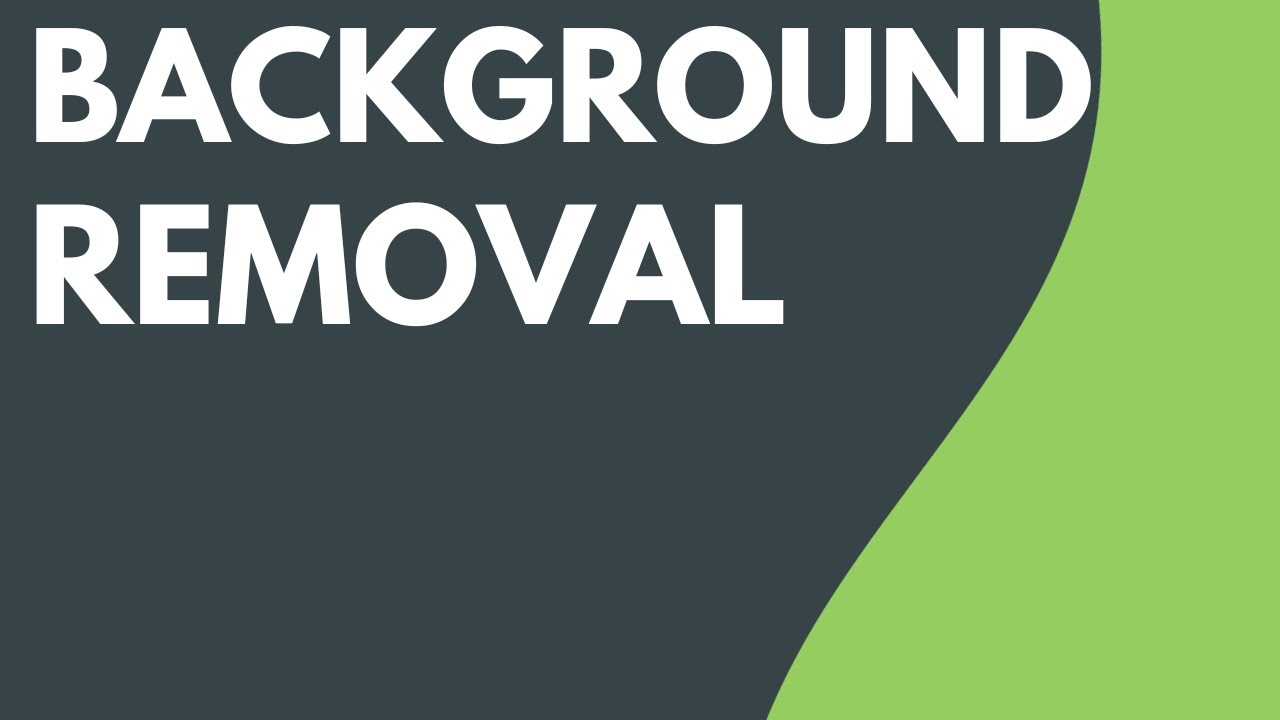 Camtasia: Remove the Background of Your Video