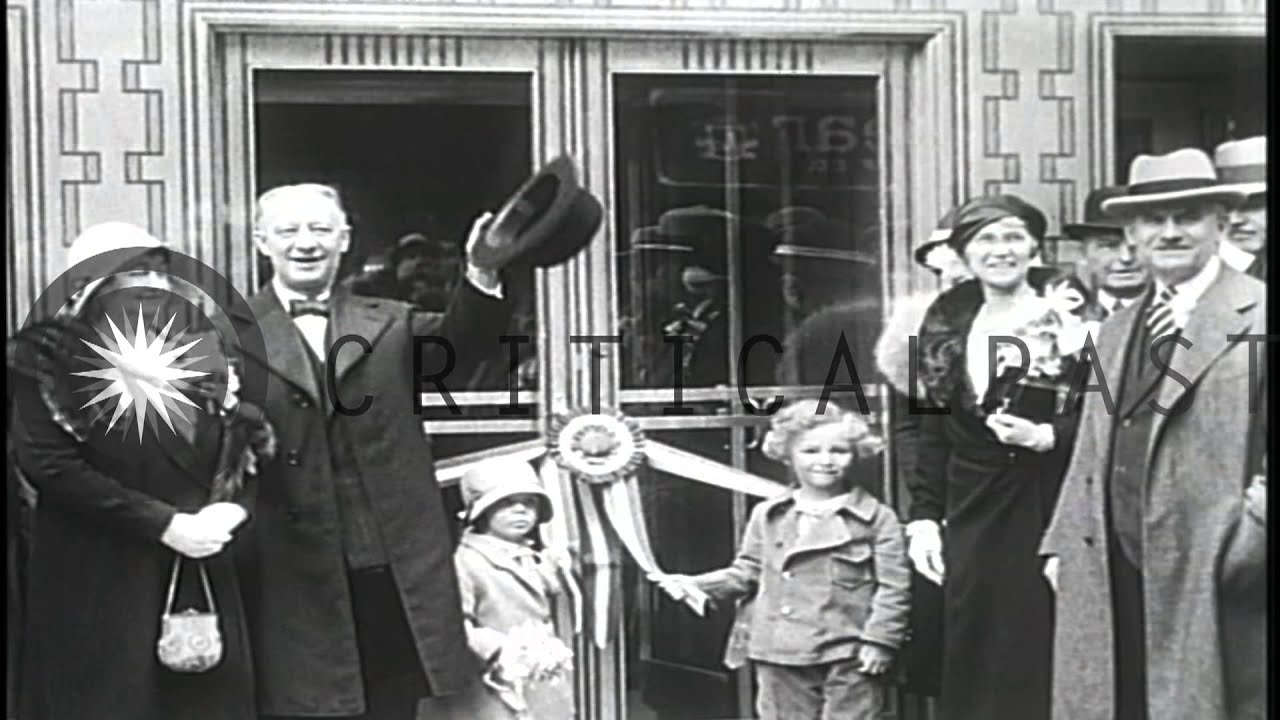 Official opening of the Empire State Building, May 1, 1931