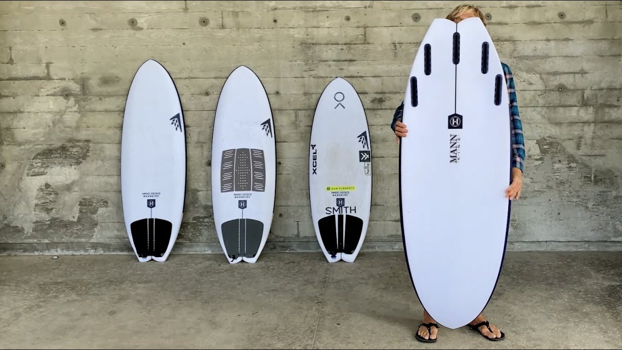 The Sweet Potato by Dan Mann; Built in Firewire Surfboards Helium Technology.