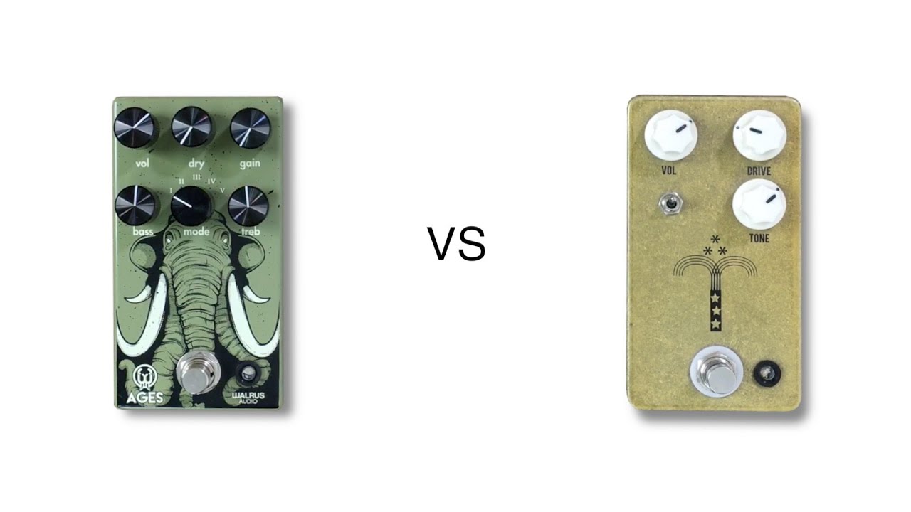 Walrus Audio AGES vs JHS Pedals Morning Glory