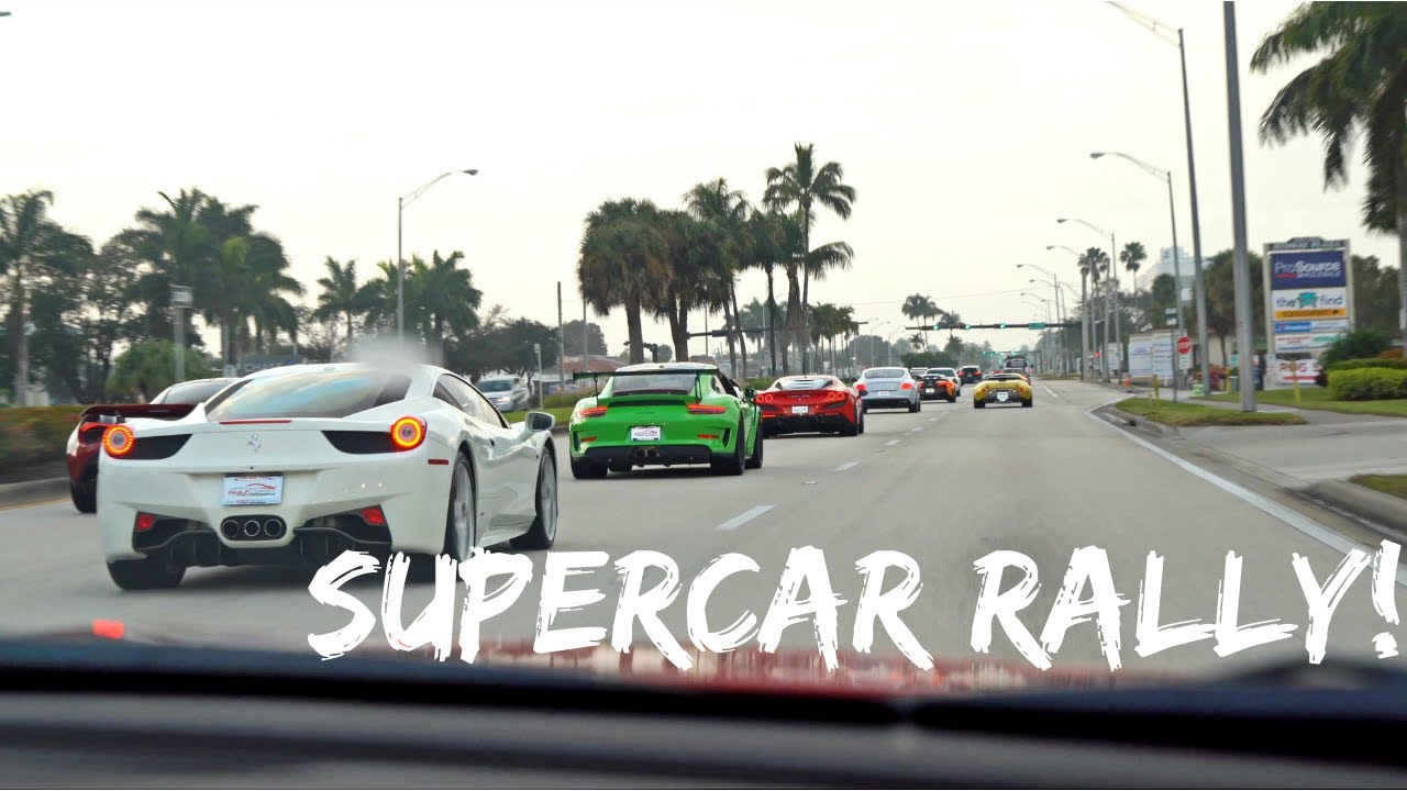 SUPERCARS Rally to Cars on 5th Show in Naples, Florida