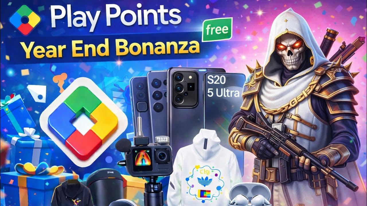 Google Play Points Year End Bonanza | Play Points Year End Bonanza Join Kare | Year End Bonanza
