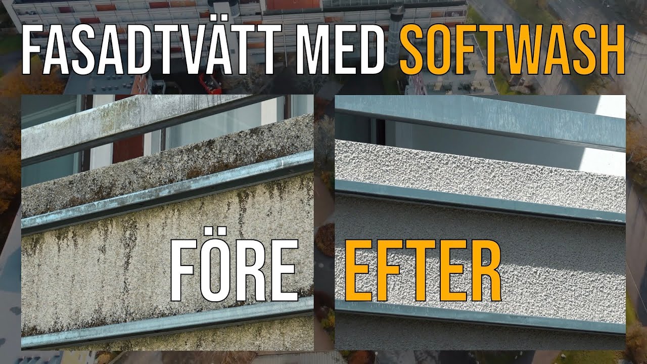 Vi är Sveriges Softwashing-experter! | Taktvätt, Fasadtvätt, Altantvätt & Entrétvätt i Göteborg