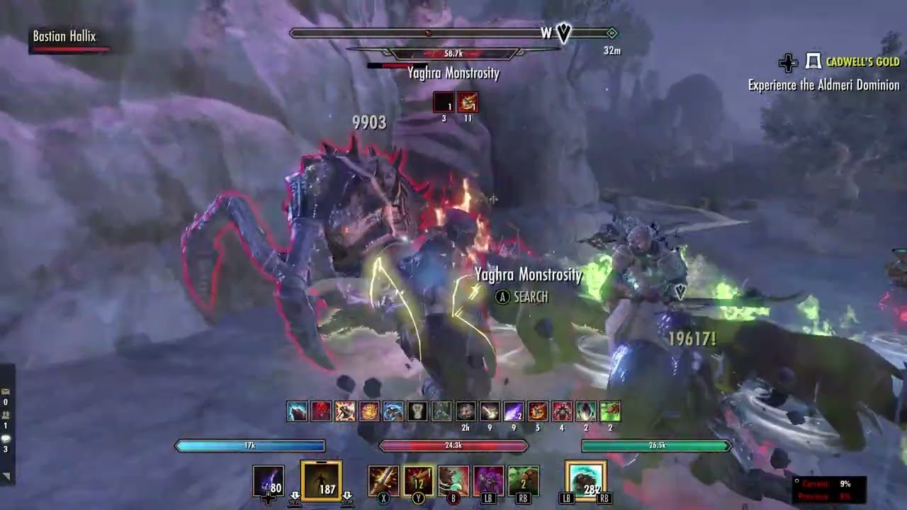 Daedric War Celebration 2025 - Summerset Abyssal Geyser Night Time