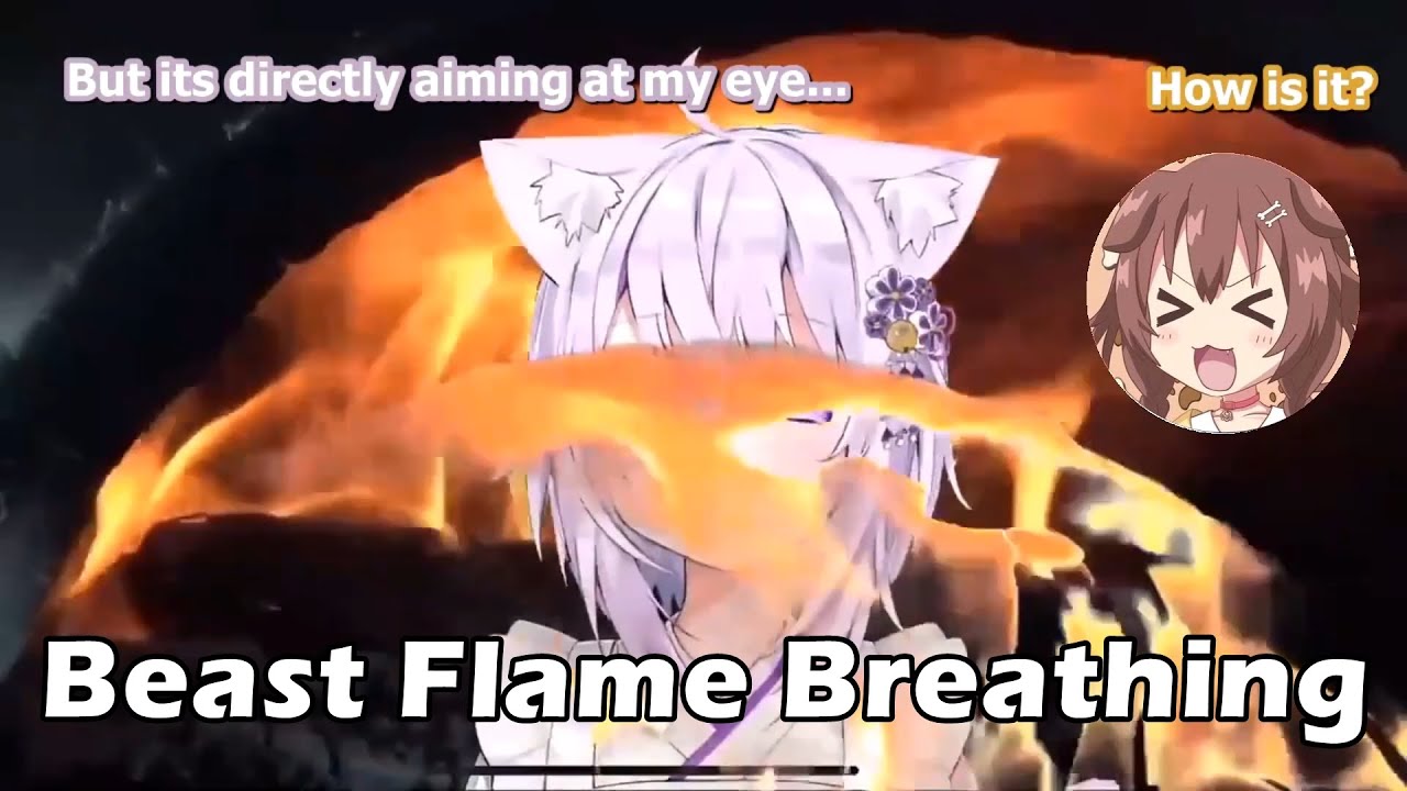 Korone Breathing Ultimate Form: Void Flame【Hololive English Sub】