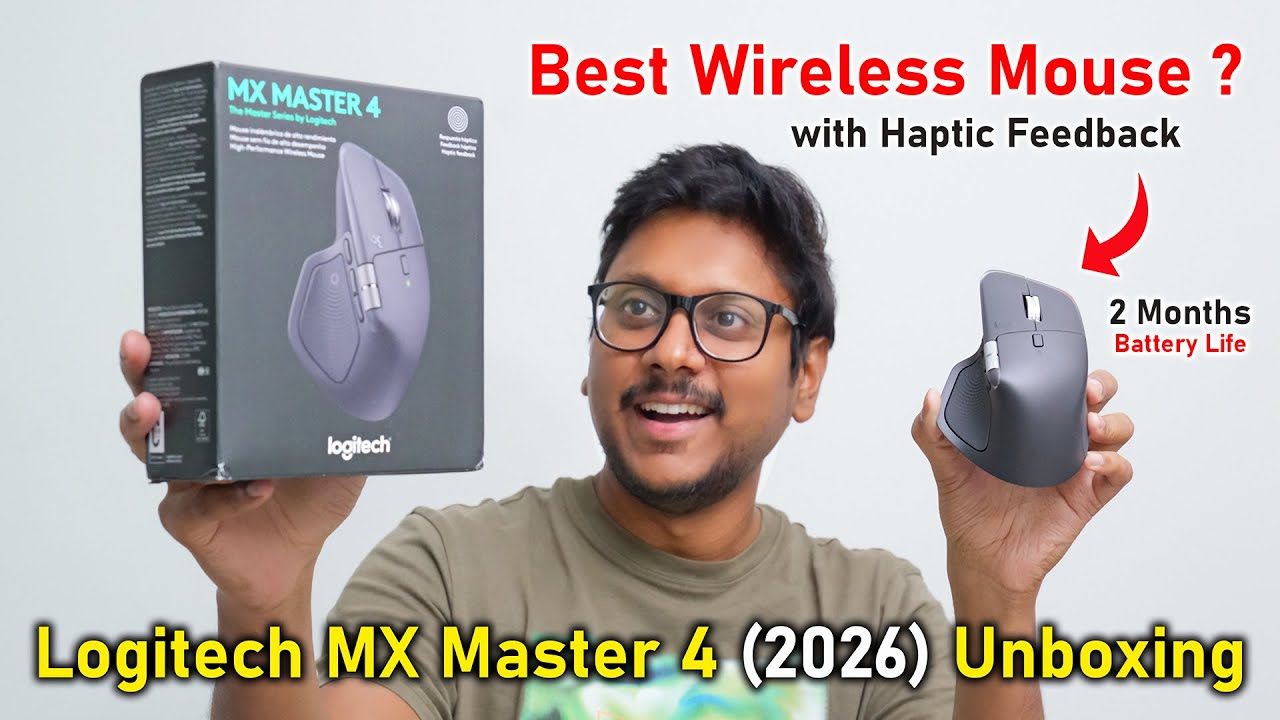 Best Wireless Mouse 2026 ..? 🤔 Logitech MX Master 4 Review 🔥