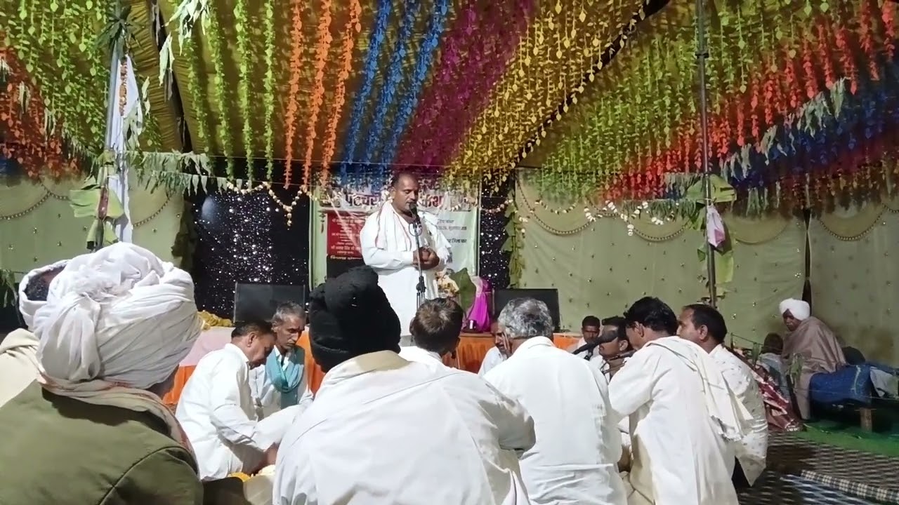 निमाड़ी  भजन सत सीगाजी मराज के गायक देवाराम भाई ग्राम पंचायत मोहनपुरा में 