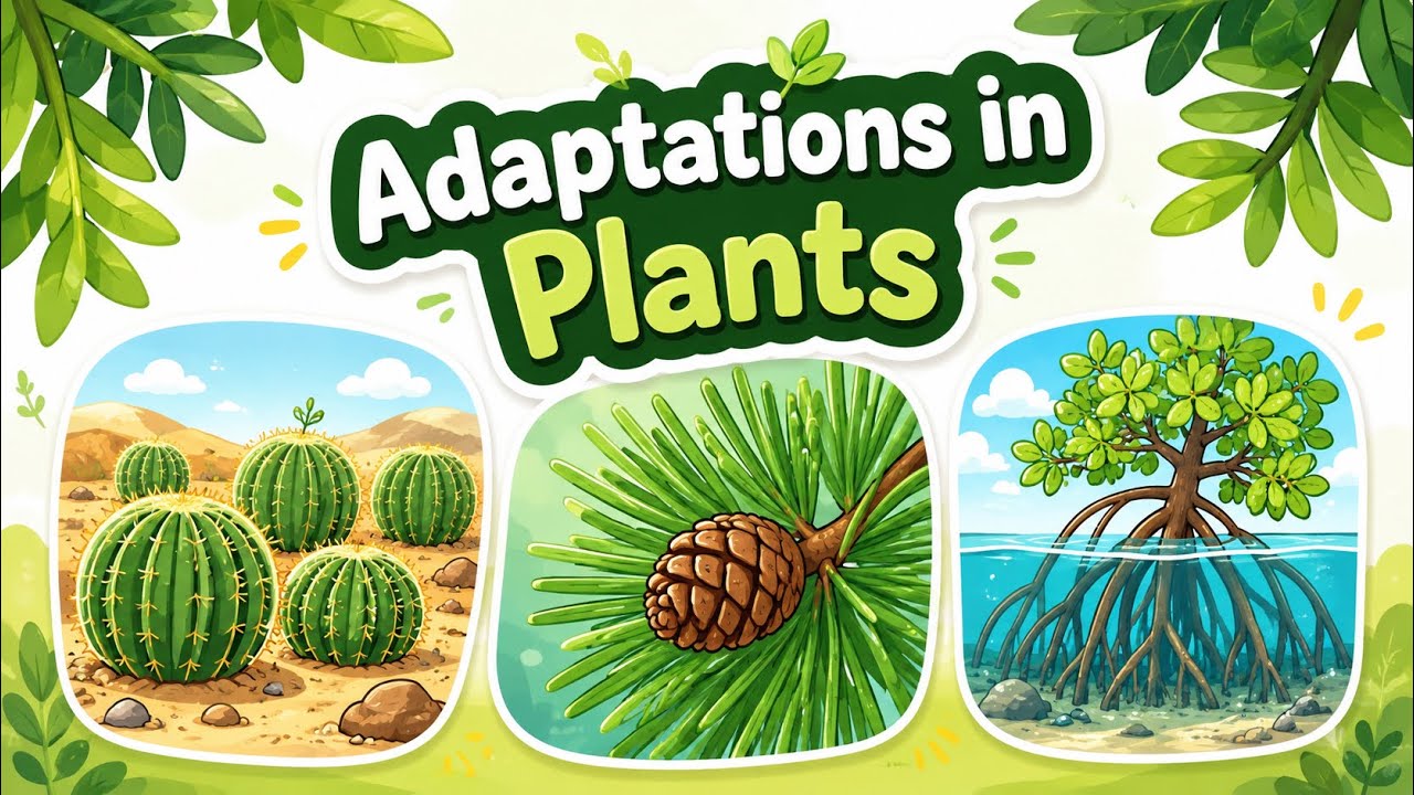 Adaptations in Plants | Class 4 Science