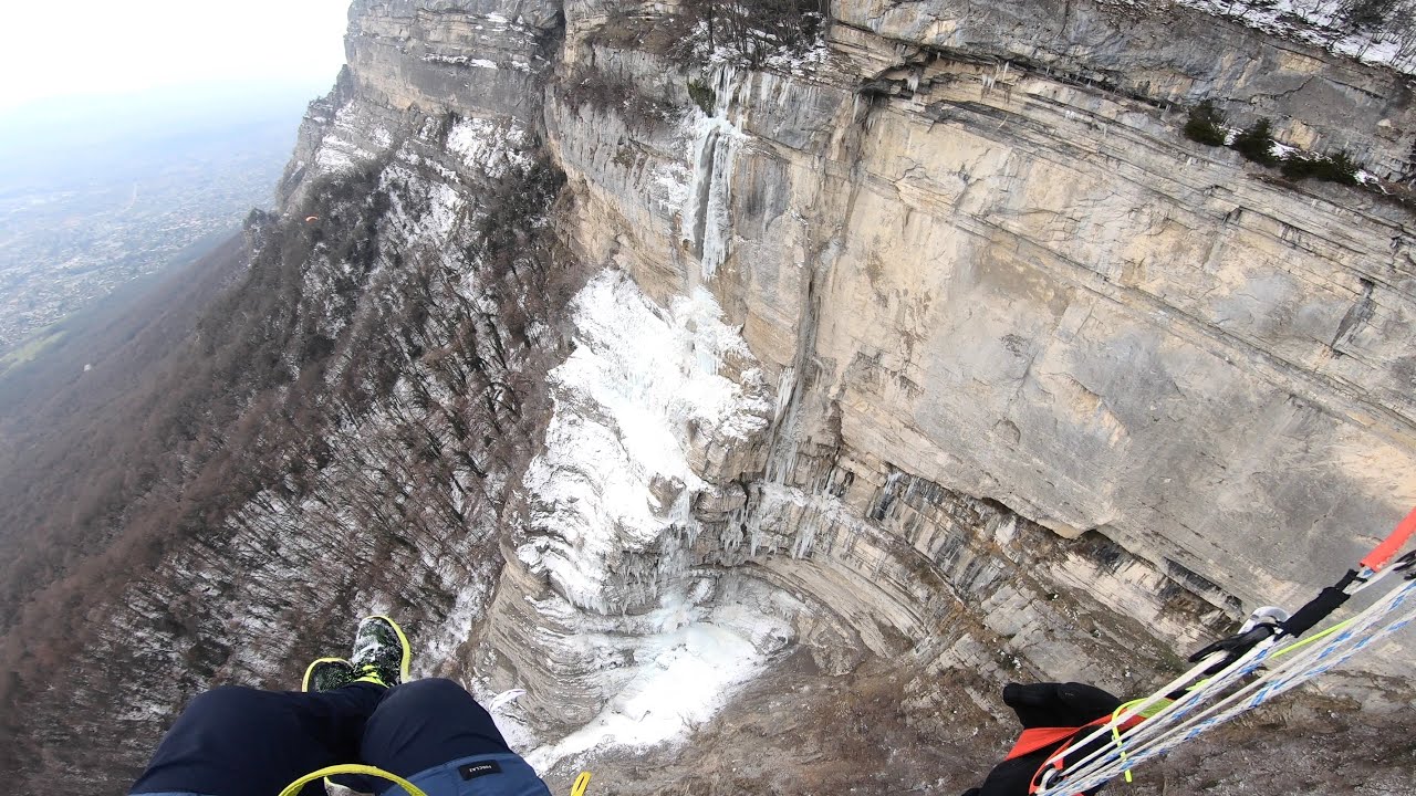 Parapente - Cascade gelée et rapaces en vol📍Saint Hilaire du Touvet - Deco Est - Vol 67 - 29/01/23