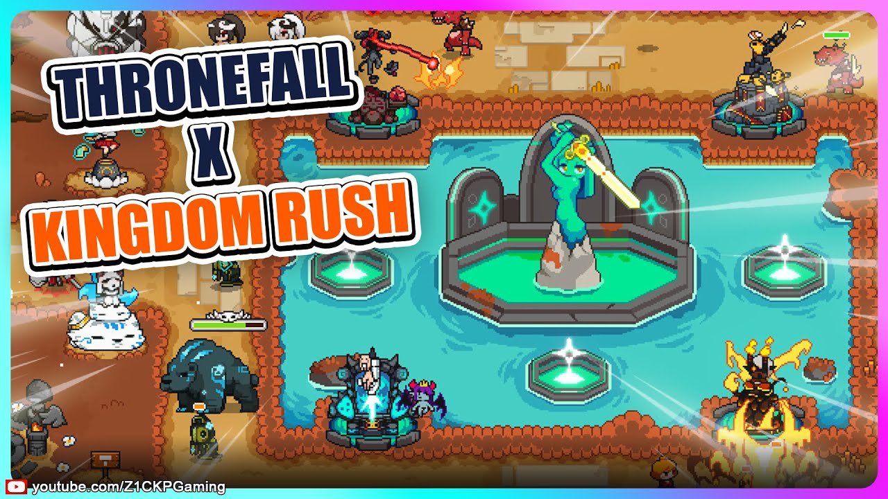 A SURPRISINGLY GOOD MIXED TOWER DEFENSE GAME - Relic Guardian Thronefall Kingdom Rush - Z1CKP Gaming