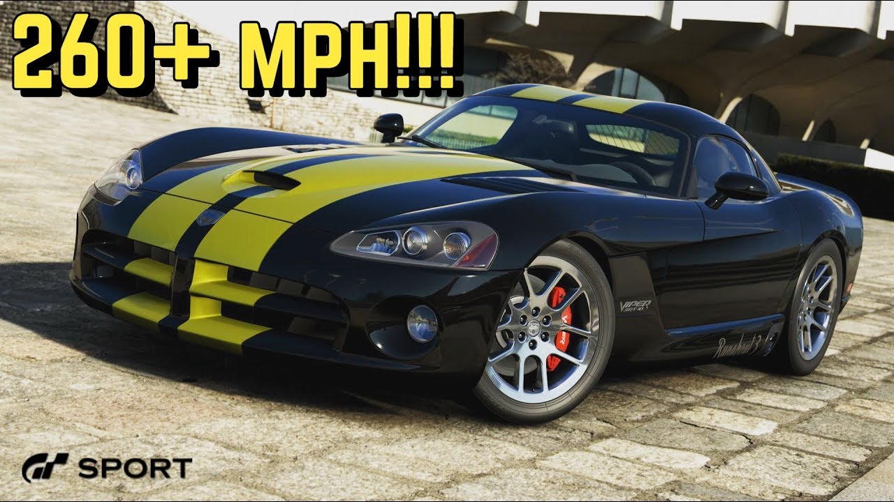 GT SPORT : 260+ MPH Dodge Viper SRT-10 Setup!!