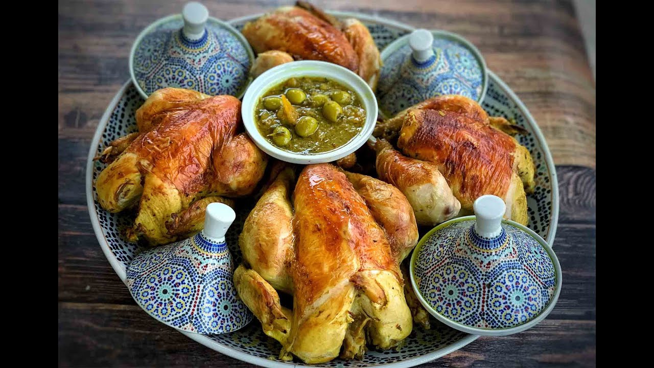 Poulet aux olives à la marocaine (Djaj Mhamer Bdarmira)