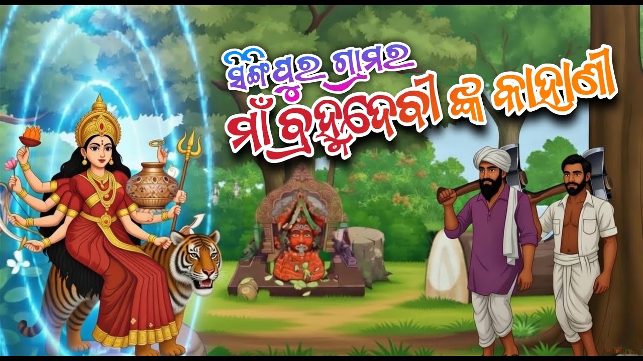 ଶିଙ୍ଗିପୁର ଗ୍ରାମର ମାଁ ବ୍ରହ୍ମଦେବୀ କାହାଣୀ|#odiastorygapa#odiagapa#cartoongapa #natiacomedy#gapa #odisha