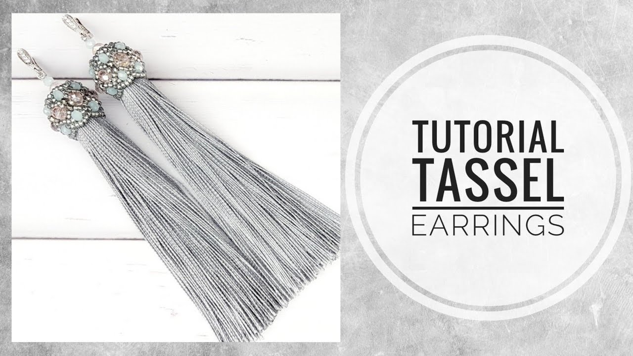 #МК - Серьги-кисти | Оплетение кисточки | #Tutorial - Tassel earrings | The design of tassels