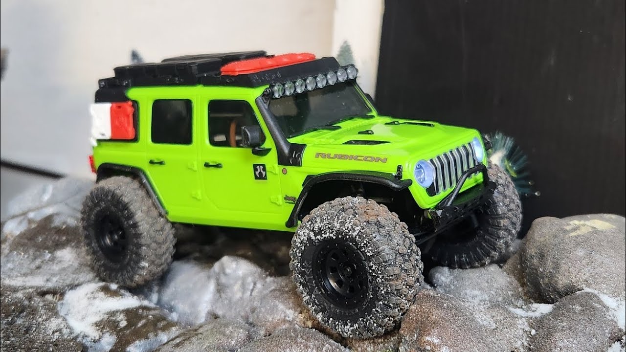 Джип Scx30 на трассе!