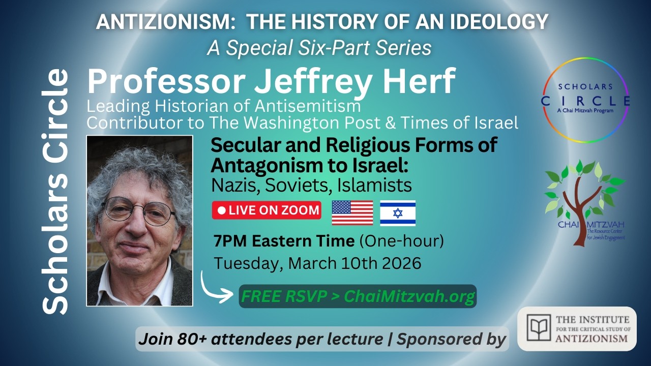Prof Herf: Secular and Religious Forms of Antagonism to Israel: Nazis, Soviets, Islamists