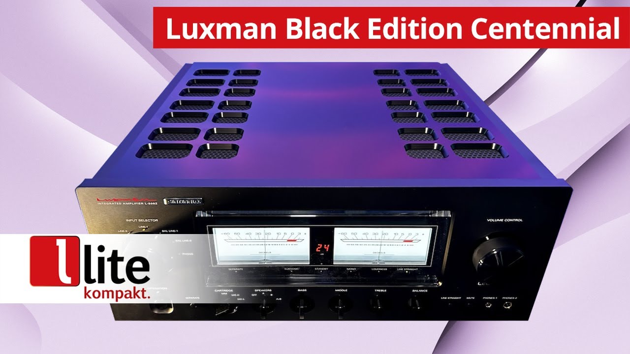Unter-1-Min: Luxman stellt Black Edition Centennial auf High End 2025 vor