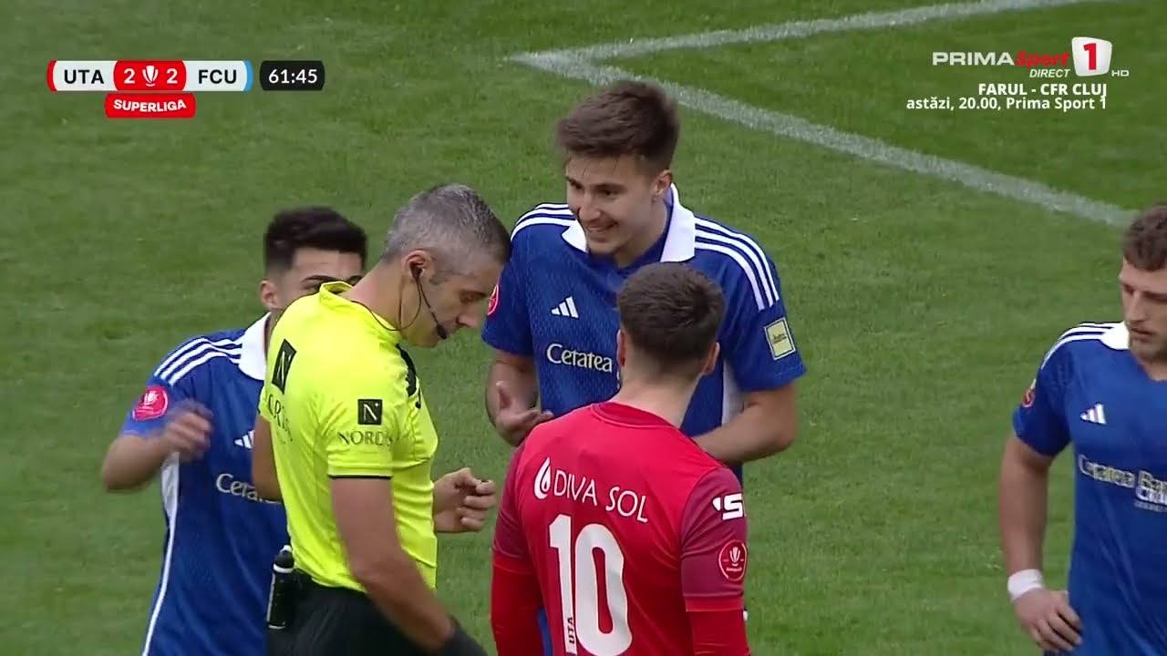 REZUMAT. UTA - FCU Craiova 3-2. Show de zile mari la Arad! Trupa lui Mircea Rednic atacă play-off-ul